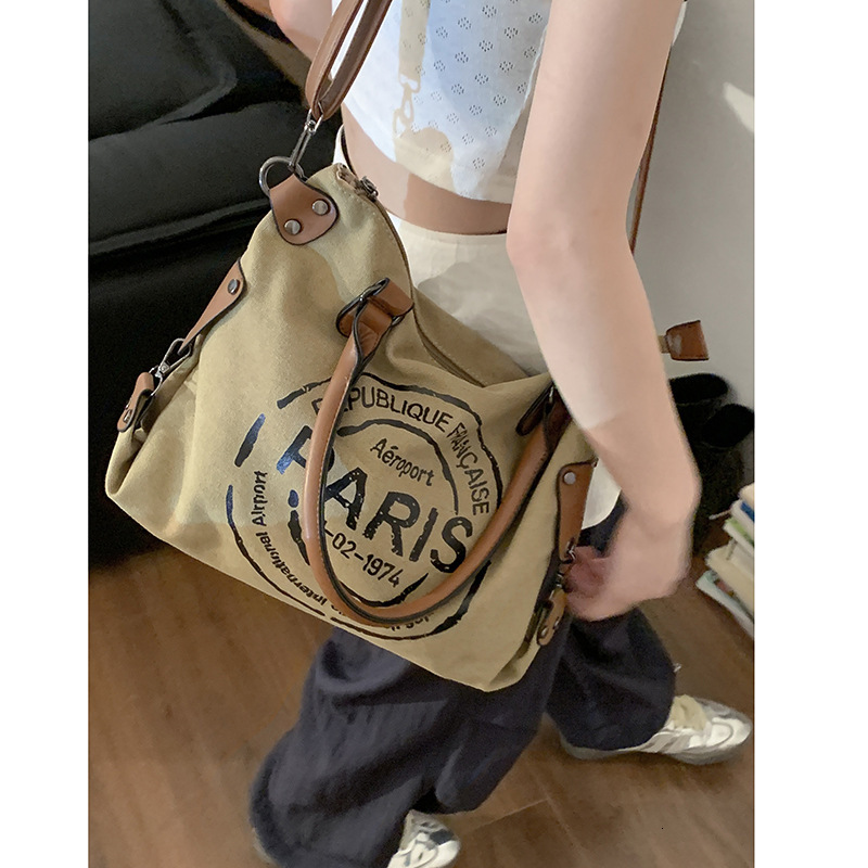 Casual women's handbag 2025 designer's new fashionable letter handbag large capacity crossbody bag