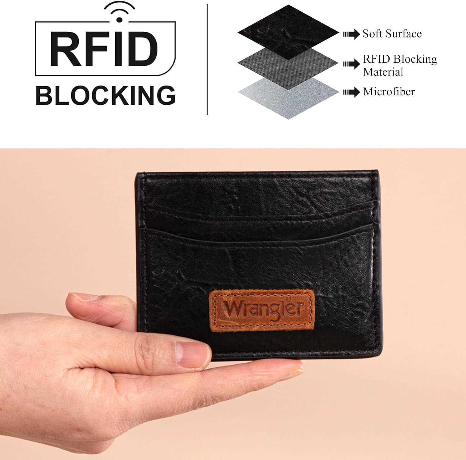 CARD Wallet Slim CARD Holder Rfid Blocking Small Wallet for Women SoftZ250910