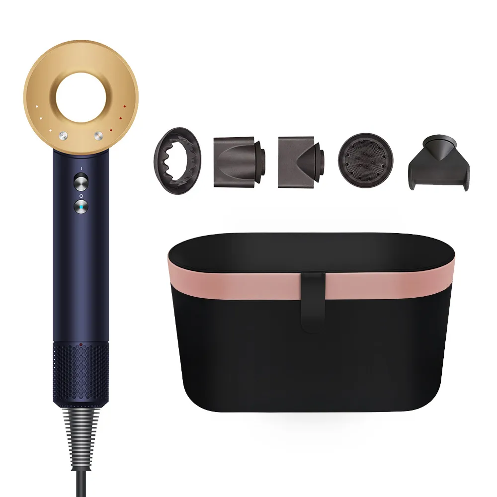 Designer Dryers Hair Anion Salon MuteHairdryer Designer Hair Care Electric Hair Drier Quick-dry Safety Blow Power 5-in-1 1.8 M with gift box