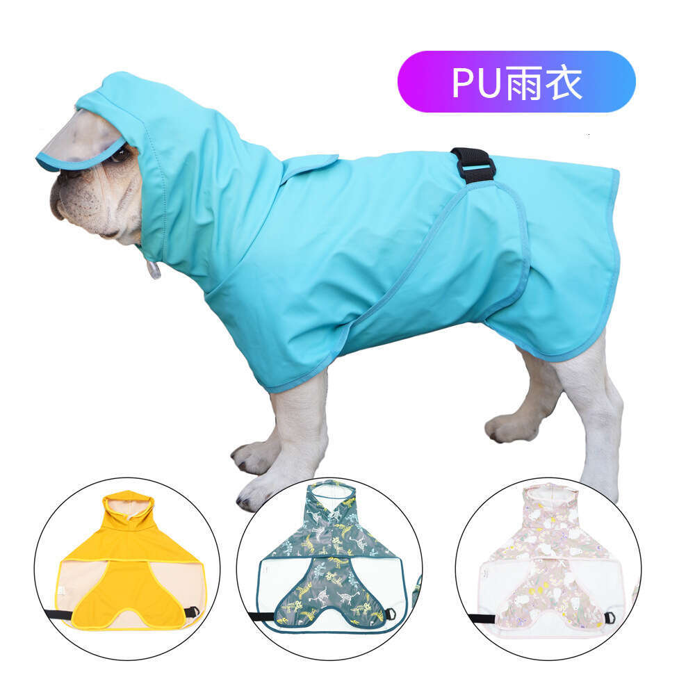 It Casual Cape Belly Cover Corgi Teddy Golden Retriever Pet Raincoat Easy-to-Wear Dog Clothes