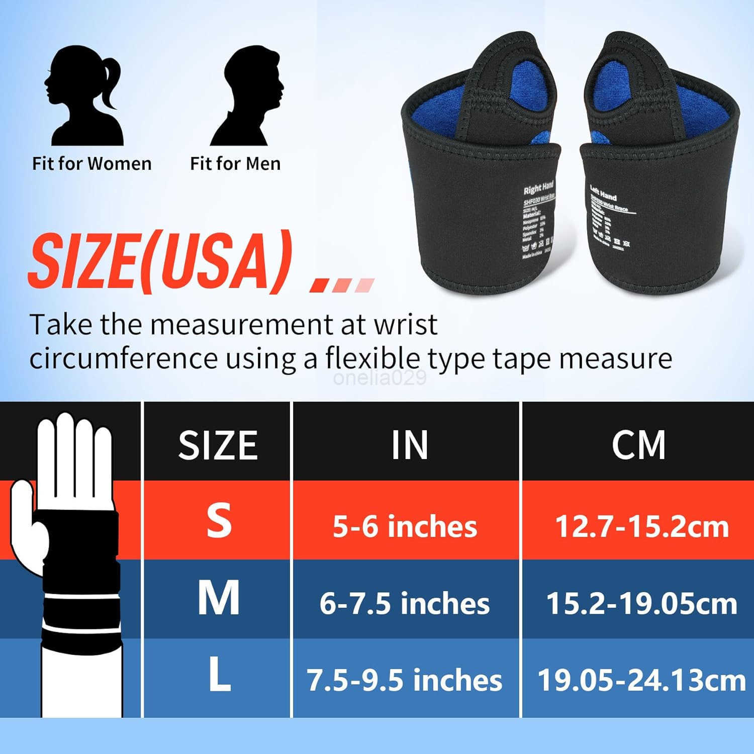 2 Pack Wrist Wraps for Pain Carpal Tunnel Tendonitis Adjustable Wrist Support for Work Men and Women Daily Protector Right Left Hand Small W250910