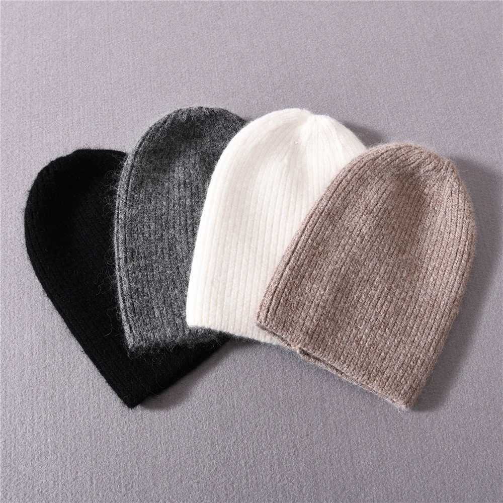 Jxer Newborn Winter Warm Hats With Real Raccoon Fur Pompom Boy Girl Baby Knitted Elastic Soft Bonnet Cs Infant ToddlerXJ250910