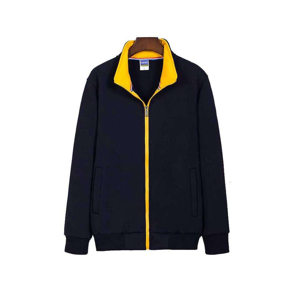 Embroidered Men's Cotton Fleece Hoodie Unique 3D Print Blank Design O-Neck Casual Zipper Sweatshirt