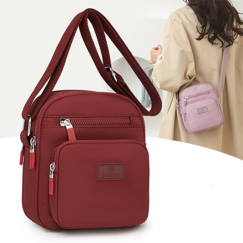 2025 New Fashion Women's Multi-compartment Nylon Korean Style Oxford Cloth Crossbody Bag for Women
