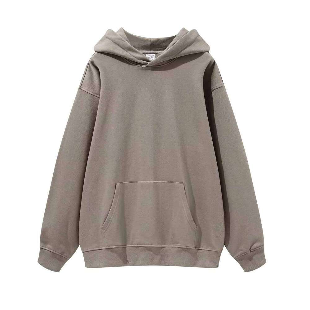 High-Quality Heavy Without Hood Drawstring Pullover Cotton Polyester Blend Anti-Pilling Hoodie