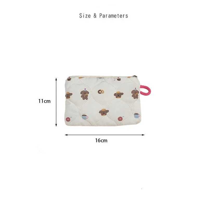 Cute Cartoon Small Travel Cosmetic Lipstick Earphone Card Portable Storage Bag Purse Women Mini Makeup Handbags Wallet Pouch BagXJ250910
