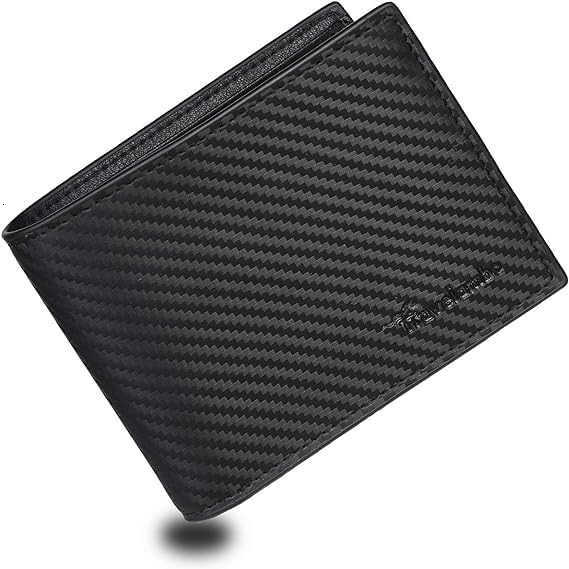 Wallet for Men Trifold RFID Blocking Mens Wallet 12 CARD Holder Minimalist Front Pocket Leather Slim Wallet with ID WindowZ250910