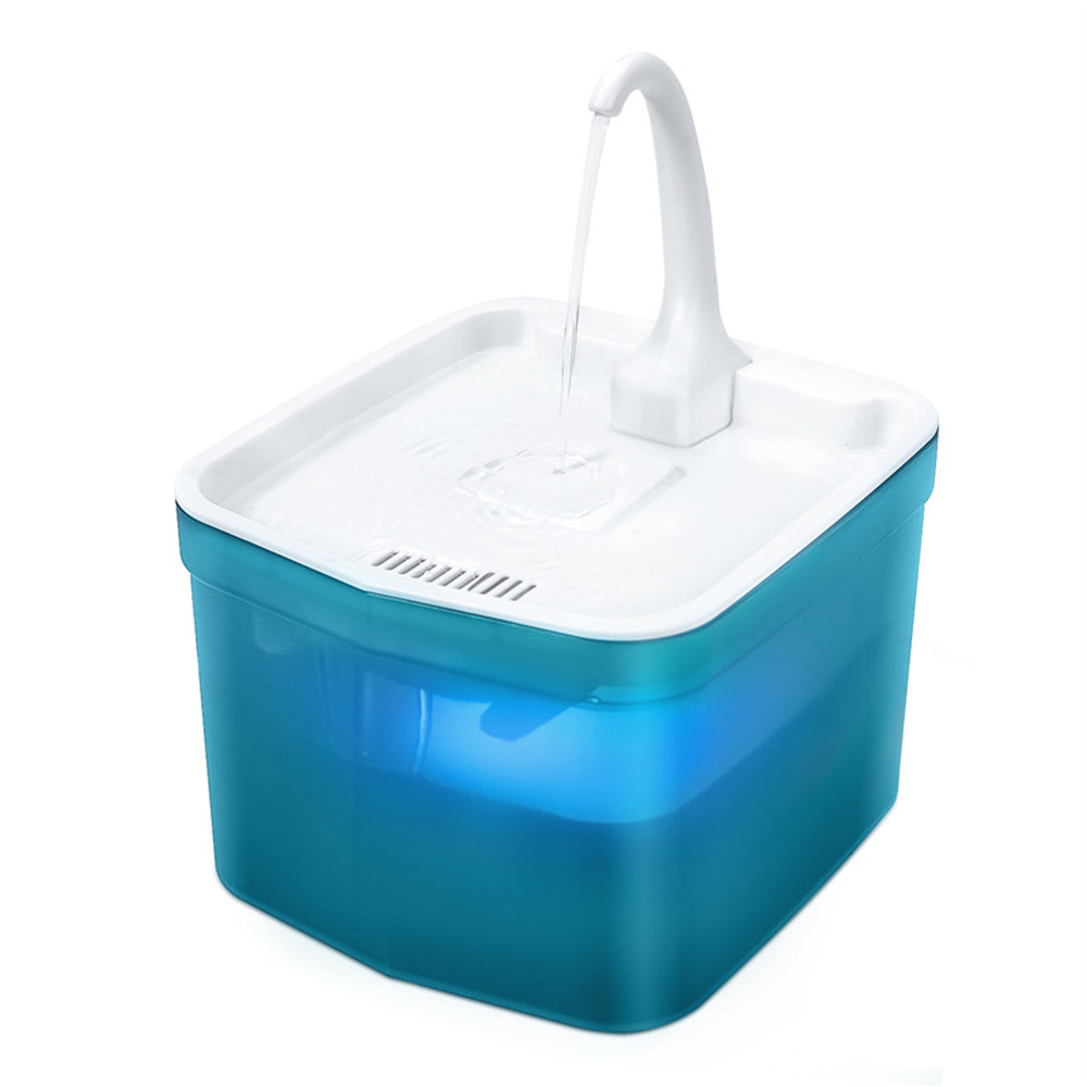 Automatic Pet Water Dispenser Plastic Cat and Dog Drinking Fountain Mute Four Colors Available