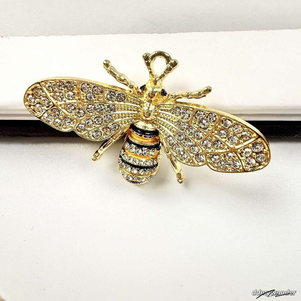 Fashion Alloy Inlaid Dia Bee Keychain Bag Accessories Car Key DIY Jewelry Pendant