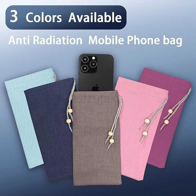 Cell Phone Sleeve fo Phone Pouch HighShield EMF Blocking Pouch 100 Silver Fibers forDigital Security Signal Blocking AntiEMP Radiation Bag for Privacy