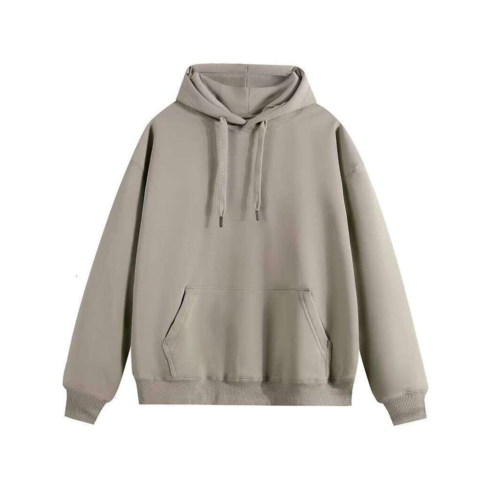 High-Quality 500gsm Wool Logo Heavyweight Pullover Blank Oversized Men's Hoodie and Sweatshirt