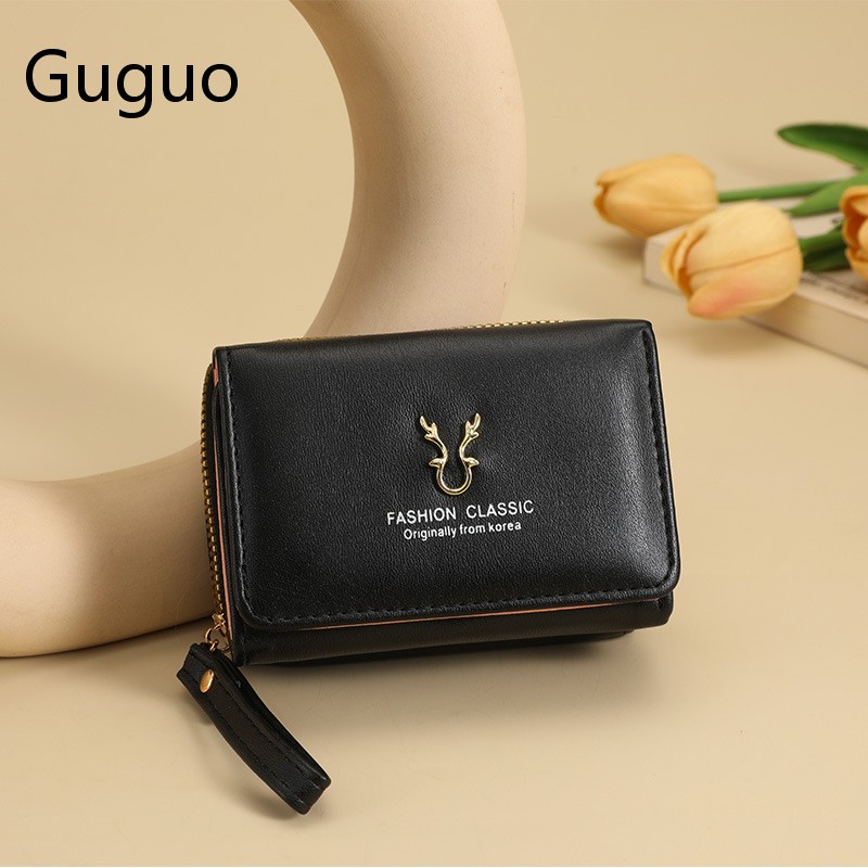 Free Shipping 2025 New Designer Bag Cross-border Short Women's Wallet Fashionable Simple Exquisite And Practical PU Material Coin Bag With Multip