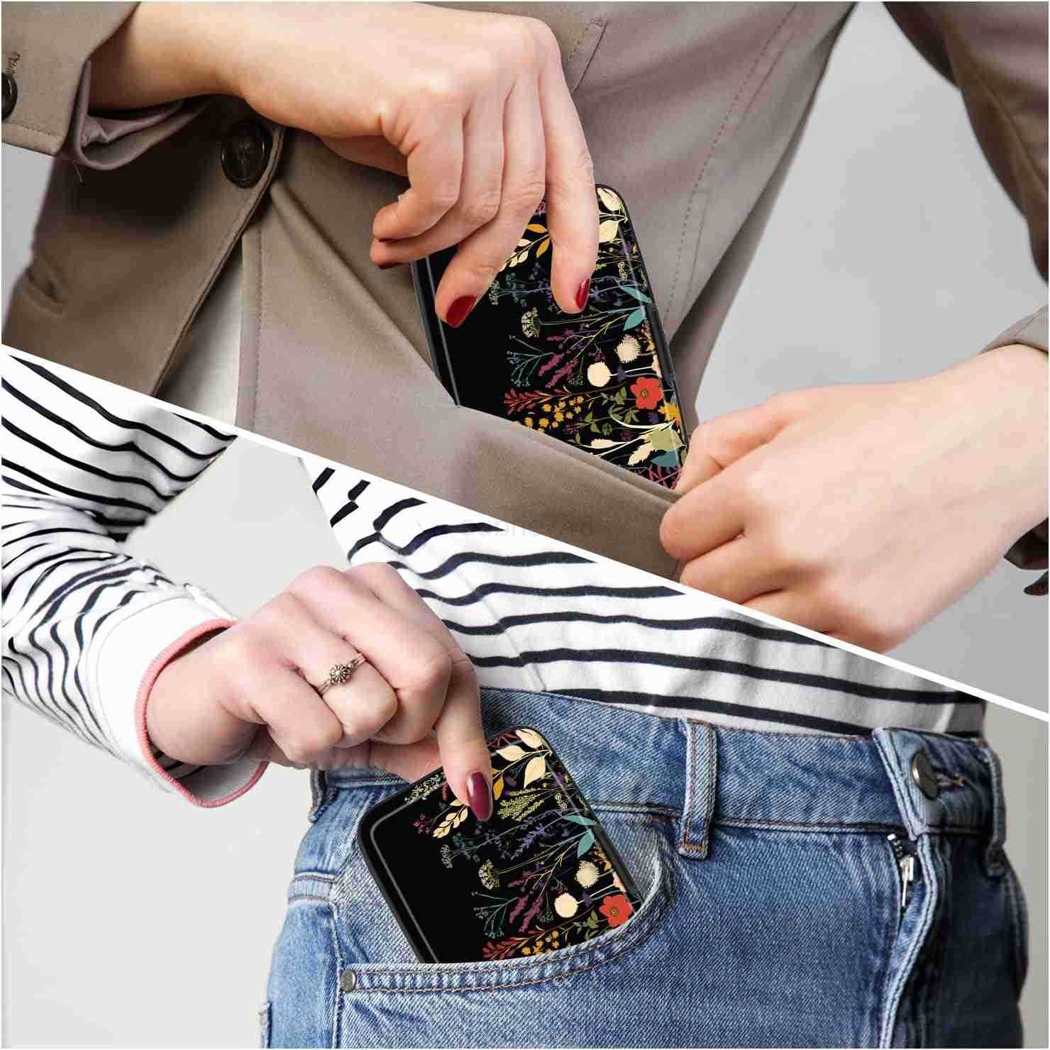 Card Holder CARDs Holder for Women RFID wallet women Business Card Holder Wallet Mini Aluminum Card Wallet RFID Blocking Slim Metal Hard Card for Wome