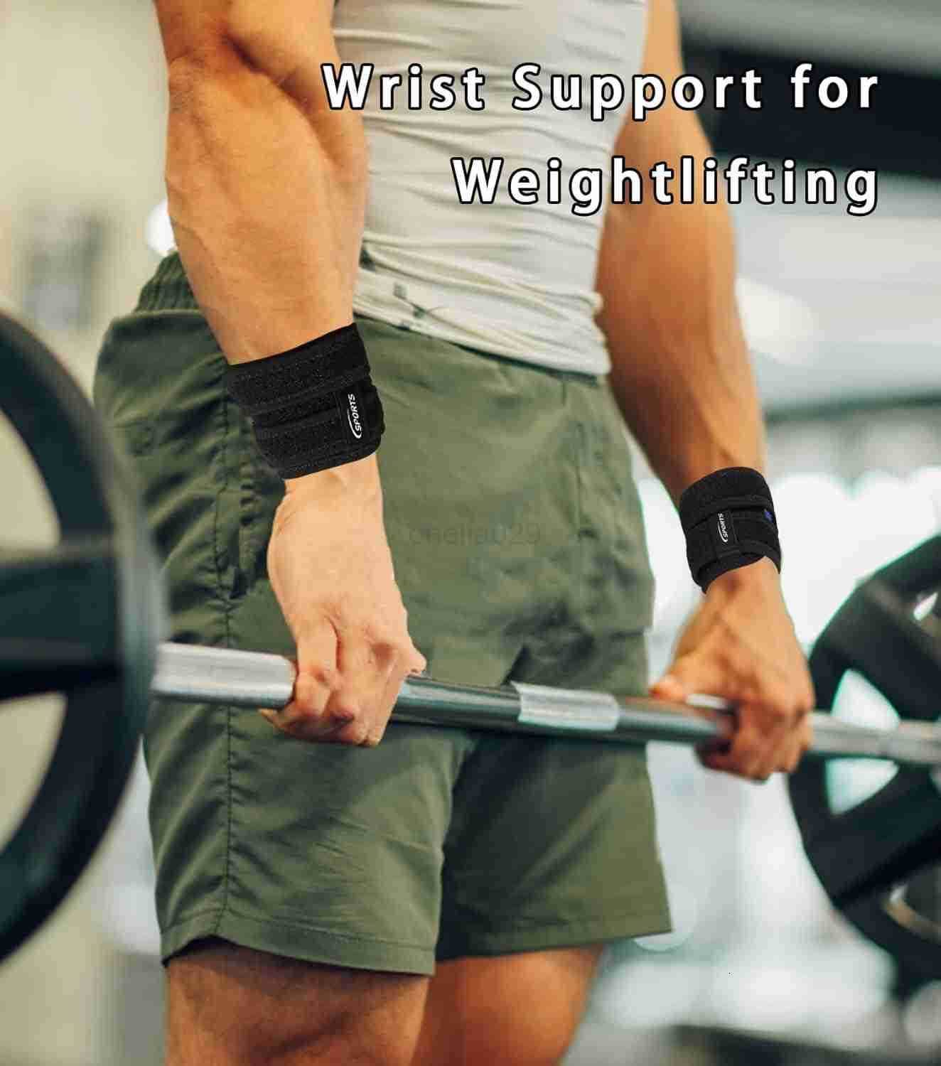 2pcs TFCC Wrist Brace Adjustable Wrist Support for Tendonitis Pain Relief Wrist Straps for Weightlifting Sport Fitness Workout W250910