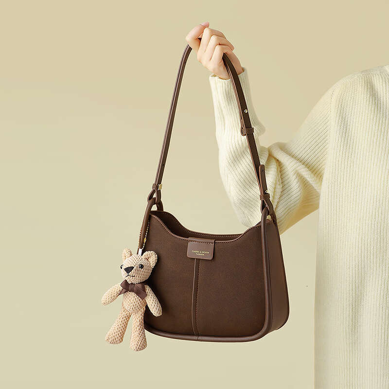 Luxury bag New Women s Crossbody Bucket Genuine Leather Versatile High end Feel Shoulder Bag Handbag