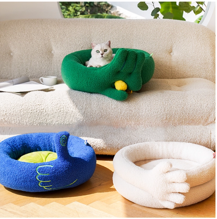 Warmth Insulated Dog/Cat Bed: Cozy Semi-Padded Animal Resting Area