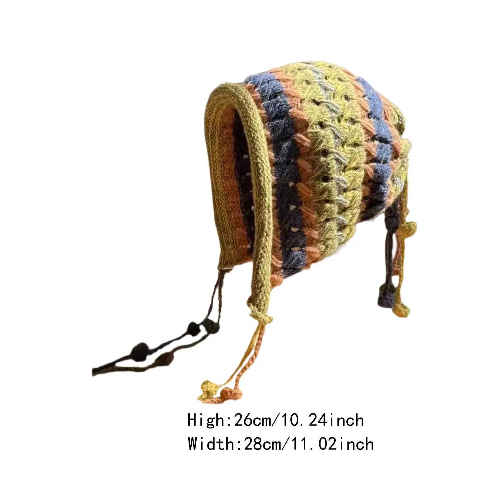 Crochet Beanie Tassel Wen Knitted Hat for Cam Party packing Autumn G250910
