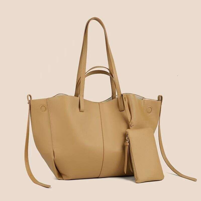 2025 Women's Handbag Female Hand Underarm Two-Piece Set Of Large Capacity Ol Commuter Simple Child Bag