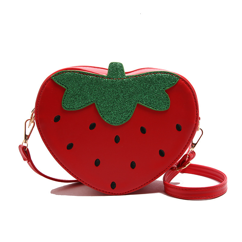 bag 2025 autumn new fashion strawberry bag Harajuku style niche design trend creative personality women's shoulder bag designer bag