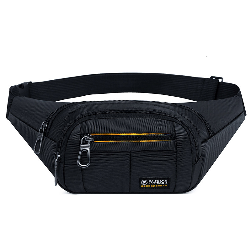 Foreign Trade New Men S Waist Bag Multi Layer Designer Bag Storage Phone Bag Trendy Single Shoulder Crossbody Bag Business Cashier Luxury Free Shippin