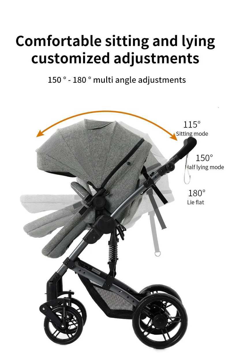 poussette bebe 3 en 1 Baby stroller baby newborn items Baby stroller for newborns Light str oller for newborn baby Free Shippin W250910
