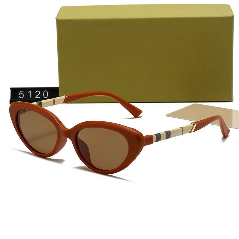 New Small Frame Cat Eye Polarized Unisex Versatile Fashion Trendy UV Protection Sunglasses 5120