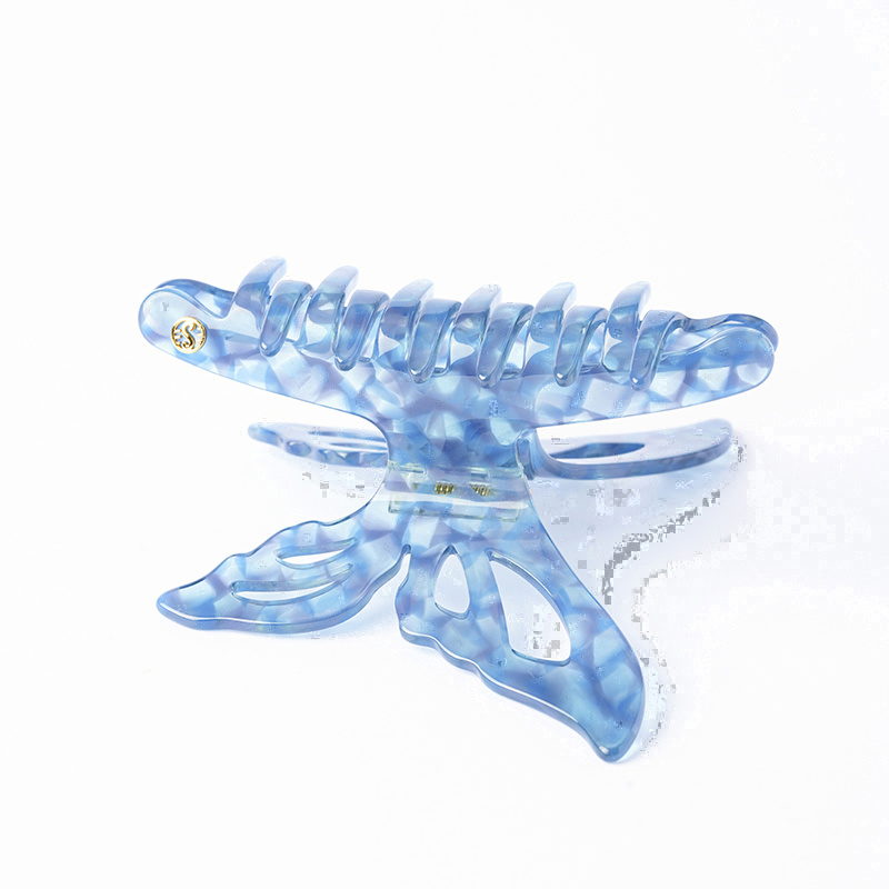 New large hair clip - Elegant and luxurious butterfly shaped hair clip with soft grip, suitable for women