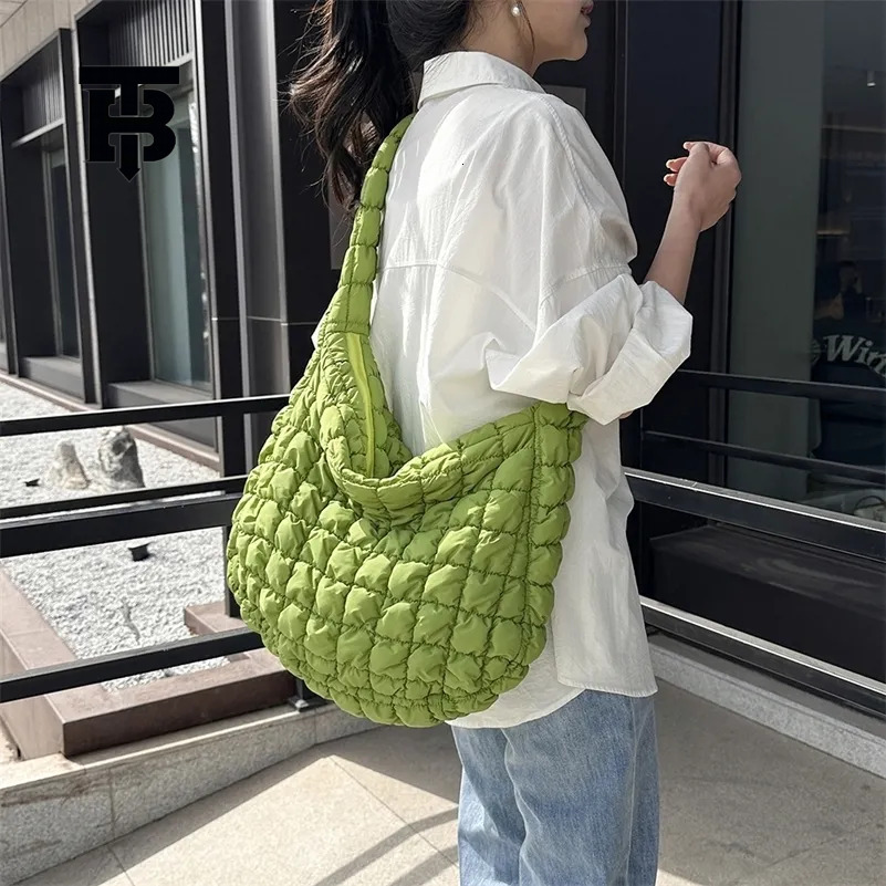 TB BHULAMTE2025 Quilted Soft Cushion Crossbody Bag Women's Luxury Designer Bag Pleated Bubble Cloud Shoulder Bag Large Handbag Bucket Pleated Han
