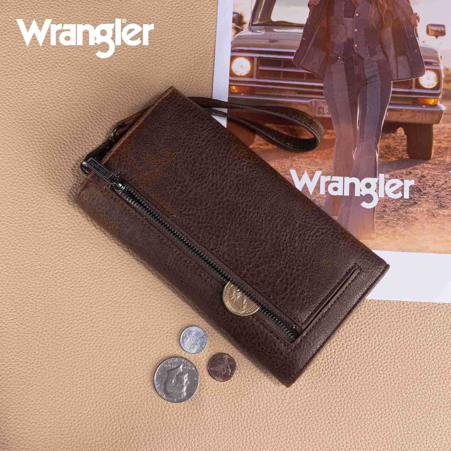 Womens Wallets Large Wristlet for Woman Ladies Female Trifold Cash Wallet with Wrist Strap and Rfid LiningZ250910