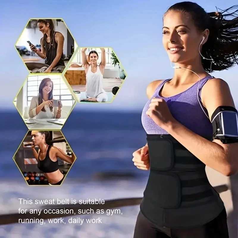 Women Waist Fitness Sauna Sweat Neoprene Slimming Belt Girdle Shapewear Modeling Strap Body Shaper Waist Belt Corset W250910