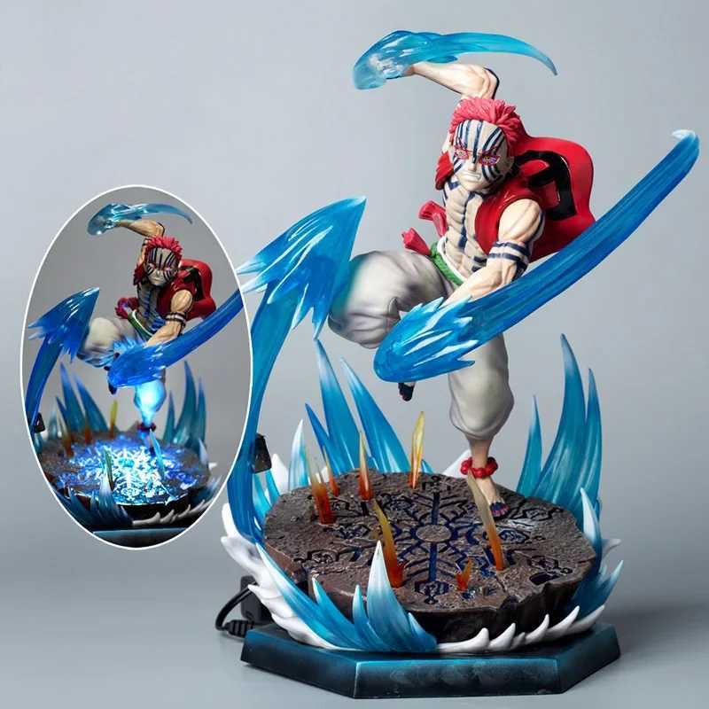 Anime Demon Slayer Akaza Figures Rengoku Kyoujurou Kokushibo Action Figure PVC Figurine Model Ornament Collectible Table CraftsXJ250910