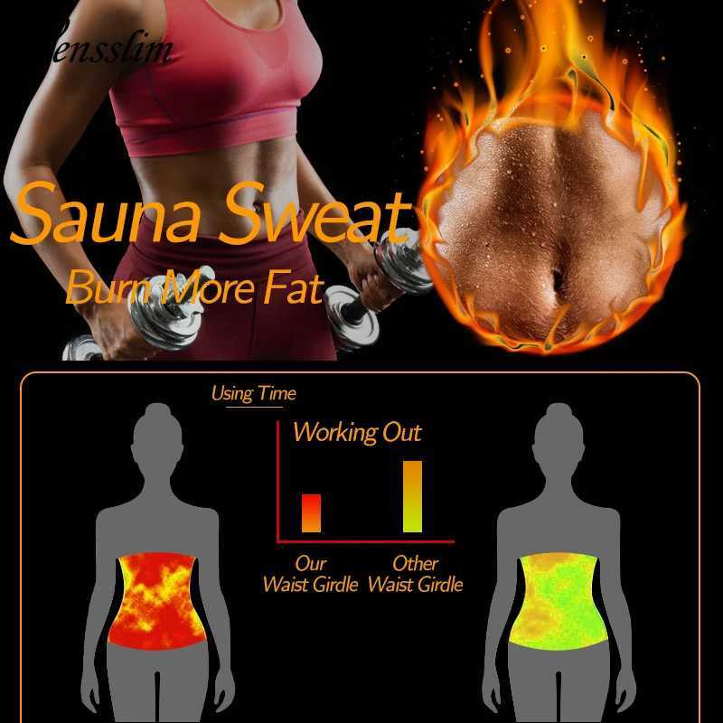 Women Waist Belly Slimming Sheath Sauna Body Shaper Reducing Shapewear Corset Tummy Sweat Workout Fat Burn Trimmer Belt W250910