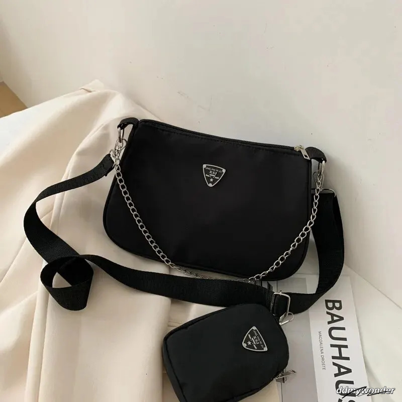 Nylon Crossbody For Women Fashion Portable Casual Underarm Students Bag 250712 ddmywonder ddmywonder ddmywonder