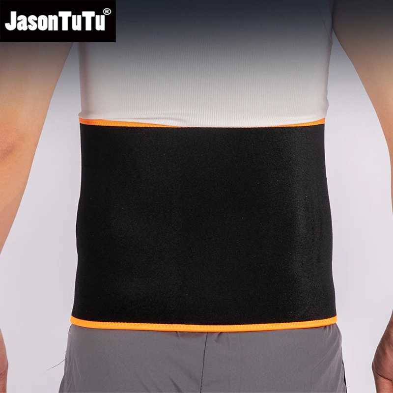 JASONTUTU Neoprene Sport Waist Belt Support Body Shaper Waist Loss Fitness Sweat Belt Slimming Strap Waist Trimmer W250910