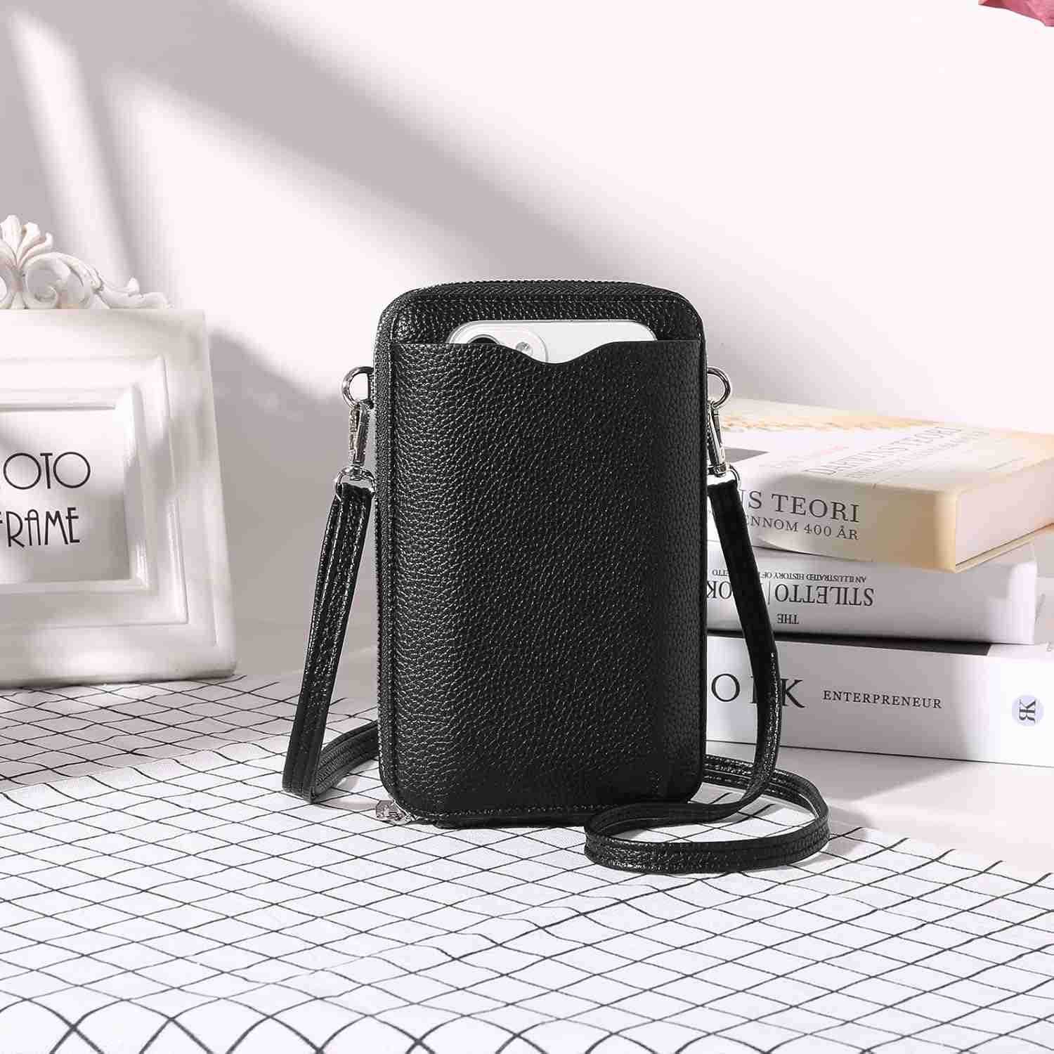 Small Crossbody Bags for Women Leather cell Phone Bag Wallet Purse with CARD Slots Adjustable Strap Z250910