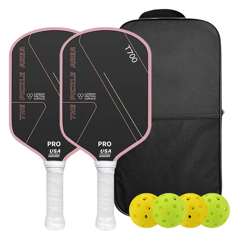 Pickleball Paddel Carbon Fiber T700 Event-Grade Profession Pickleball Racket Full Set Carbon Fiber 3K Pickleball Racket Durable