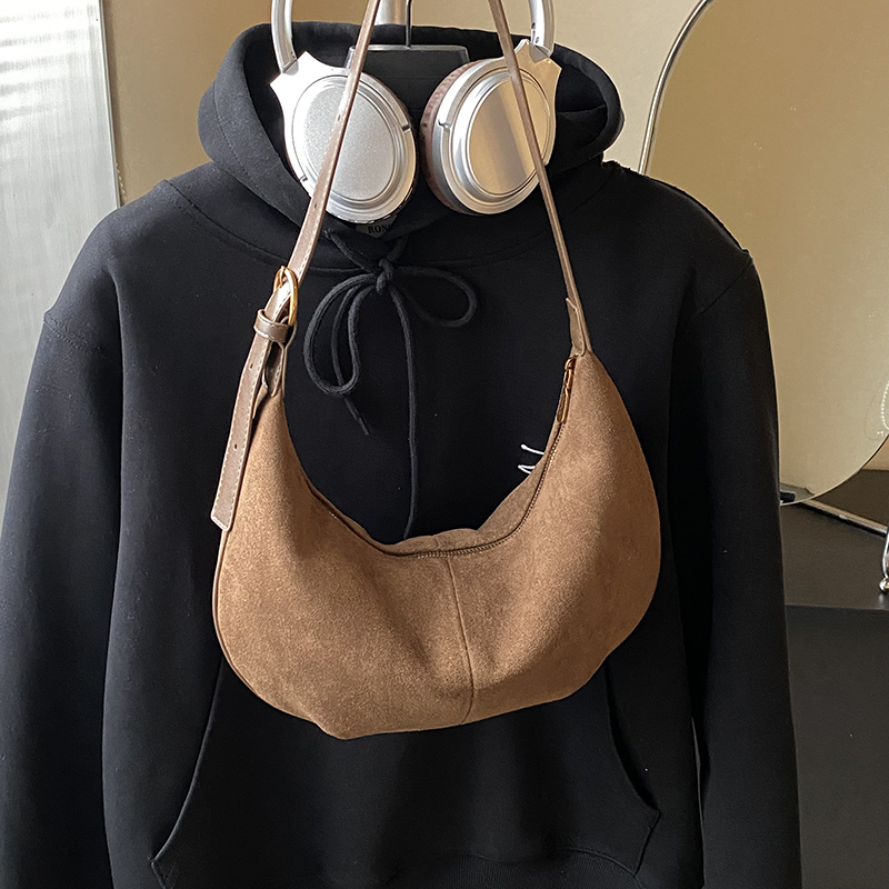 2025 fashionable high-end luxury large capacity single shoulder backpack, simple and versatile handbag, essential for shopping and commuting, crossbod