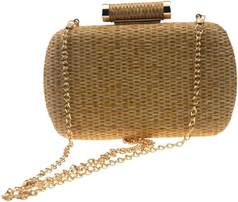 Womens Handwoven Straw Evening Handbags Summer Wallet Clutch Bag Crossbody Mobile Phone Bag Z250910