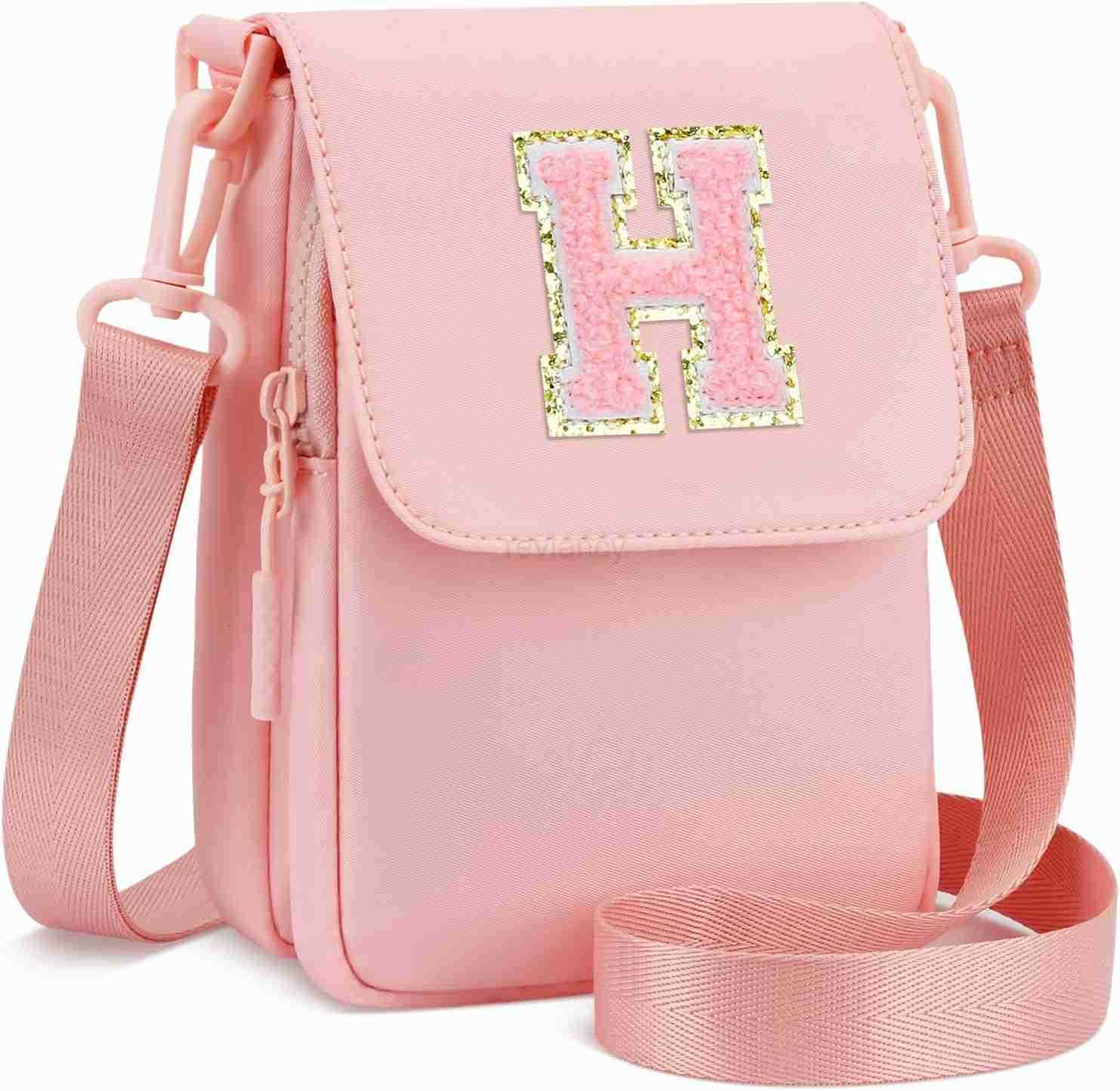 Birthday Gifts for Girls Crossbody Purse Small Initial Cell Phone Purse Triple Compartment Crossbody BagsW250910