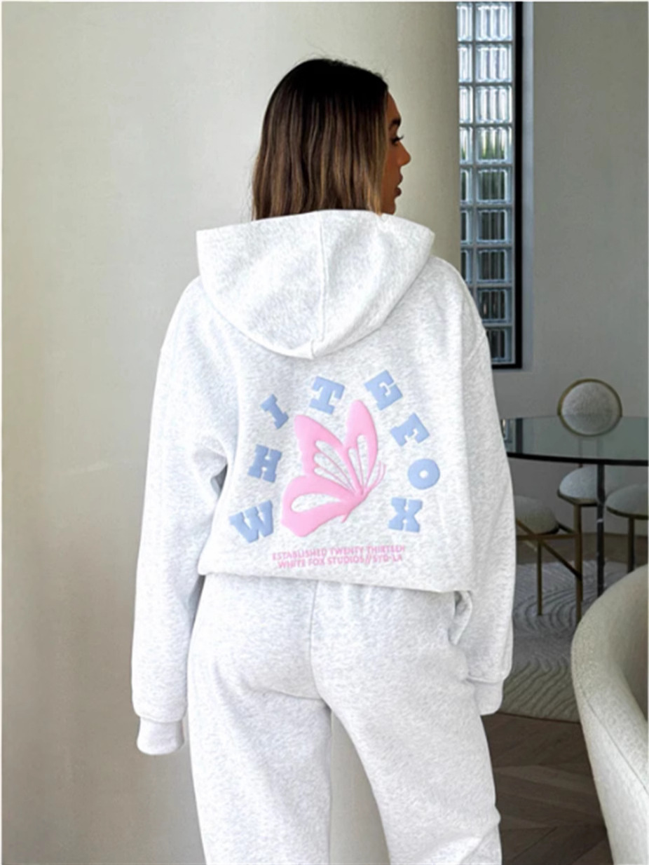 Free shipping designer spider hoodie Ladies Cross border Spring Autumn Winter New Hoodie Set Fashion Sports Long Sleeve Hoodie comfortable