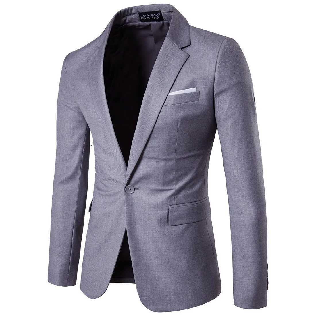 Men Fashion Business Casual Blazers Suit Slim Fit Groom Groomsman Male Wedding Suits Blazer Jackets 9 Colors XF00B W250910