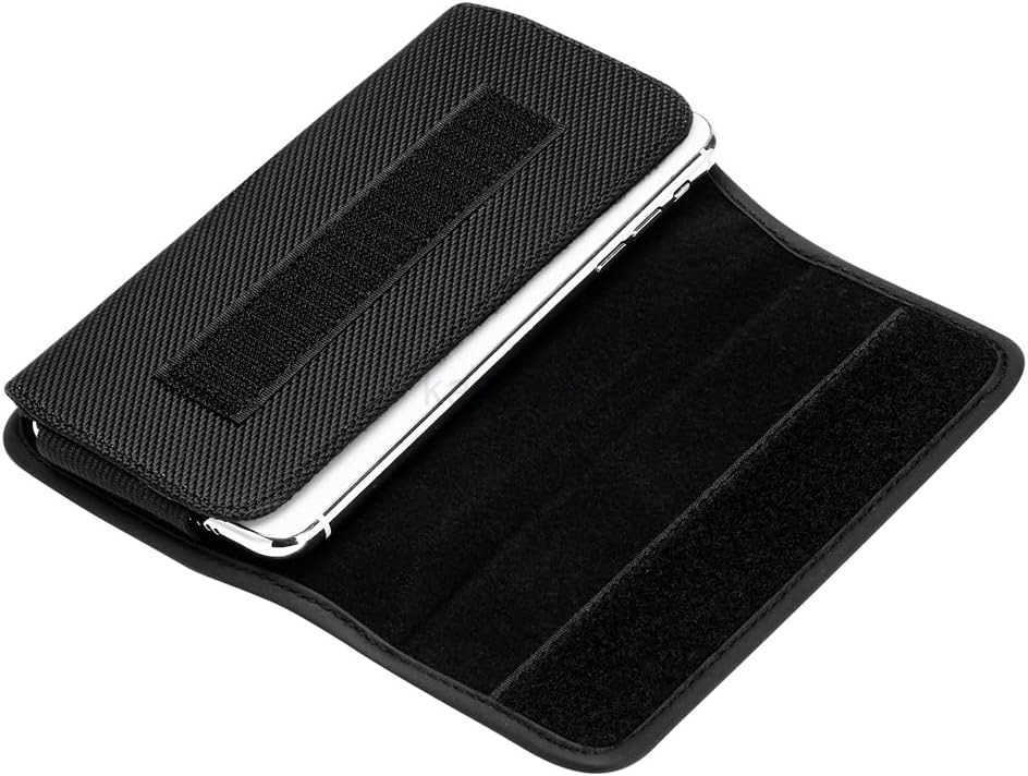 Nylon Cell Phone Pouch Holster Case Bag with Belt Clip for iPhone 14 13 12 11 Pro Max Moto S22 S21 S20 Fe Plus Ultra A12 A13 A32 A53 A03s Note 20 Ultr