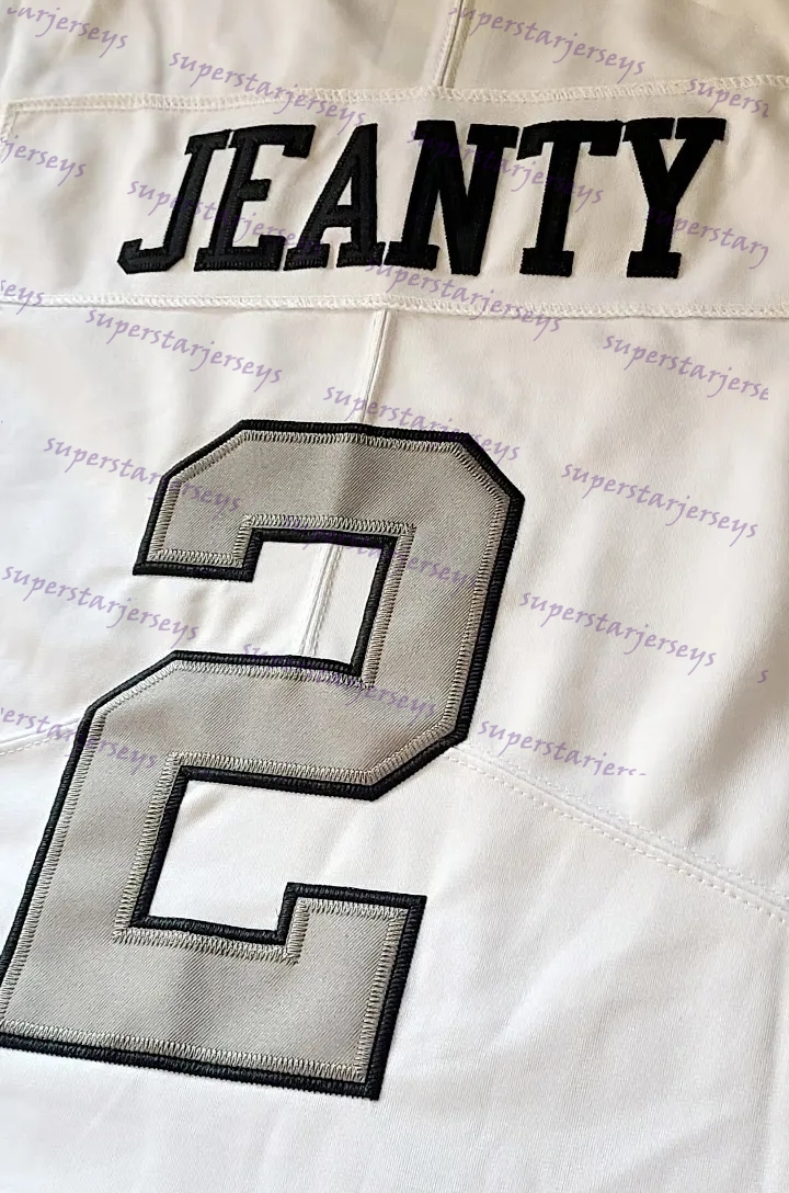 Personalized Custom Football Jersey Asthon Jeanty Brock Bowers Maxx Crosby Carter Bradley Jackson Custom Embroidered Letter Number