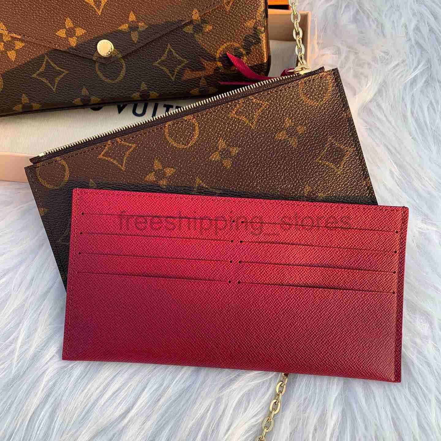 3piece set Multis Shoulder Bags purse designer handbag leather crossbody bag Luxury men embosseds Wallet Clutch tote chain