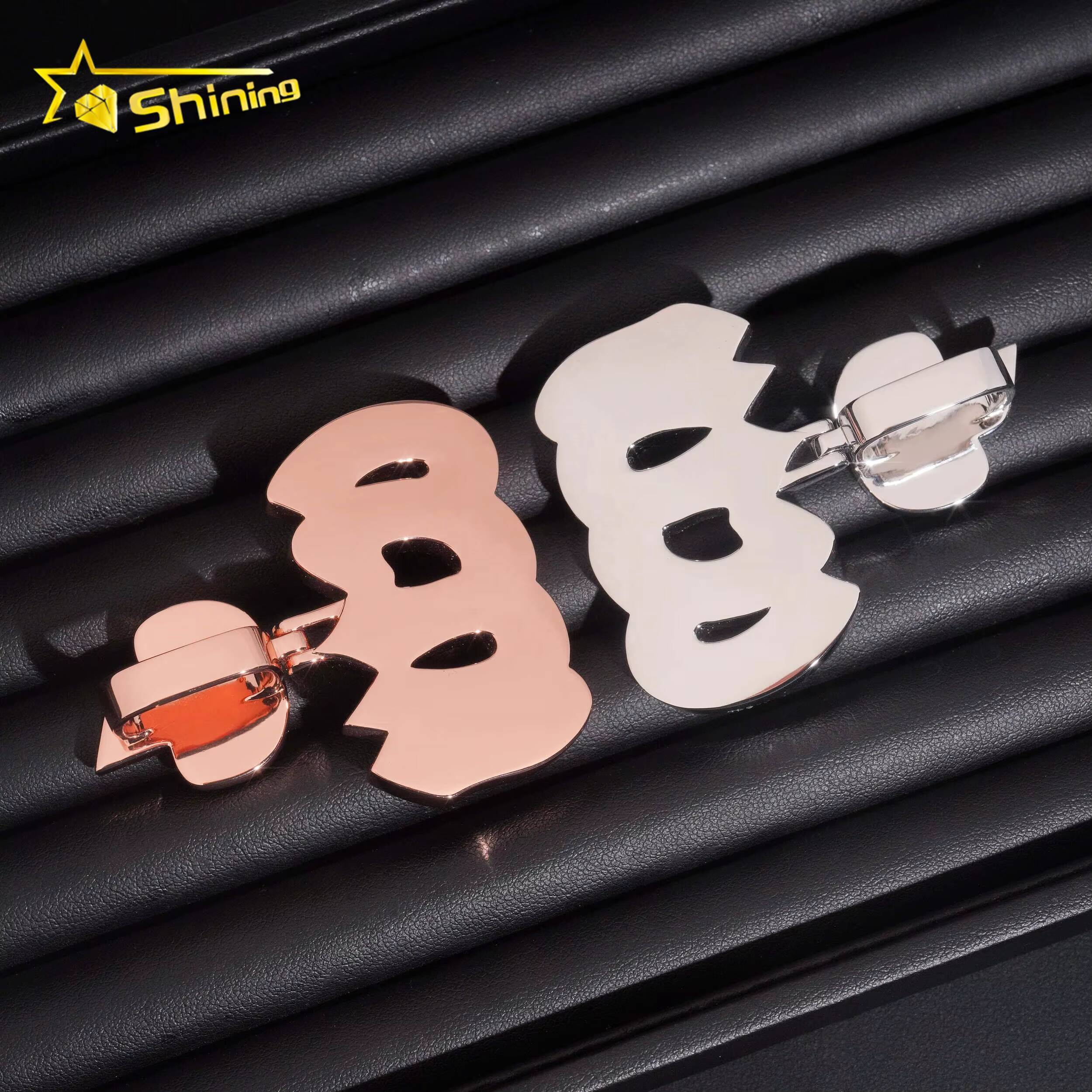 Iced Out Jewelry Custom Rapper Jewelry New Arrival 2025 Alah Pendant Mixed Fancy Cut Colored VVS Moissanite Diamond Pendant