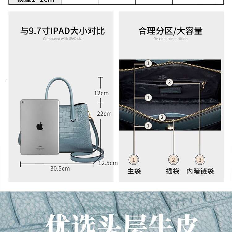 Style Texture Large Capacity Women's New Fashion Simple Commuter Handbag Elegant Single Shoulder Crossbody Bag