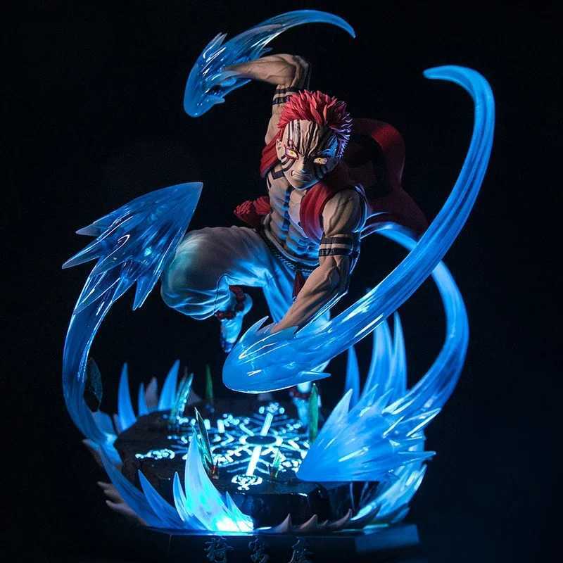 Anime Demon Slayer Akaza Figures Rengoku Kyoujurou Kokushibo Action Figure PVC Figurine Model Ornament Collectible Table CraftsXJ250910