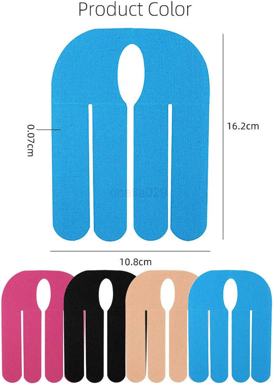 Tape for Wrist 12 PCS Waterproof Breathable Precut Kinesiology Tape Bowling Wrist Tapes Hypoallergenic LatexFree Elastic Athletic Tape for Carpal Tun 