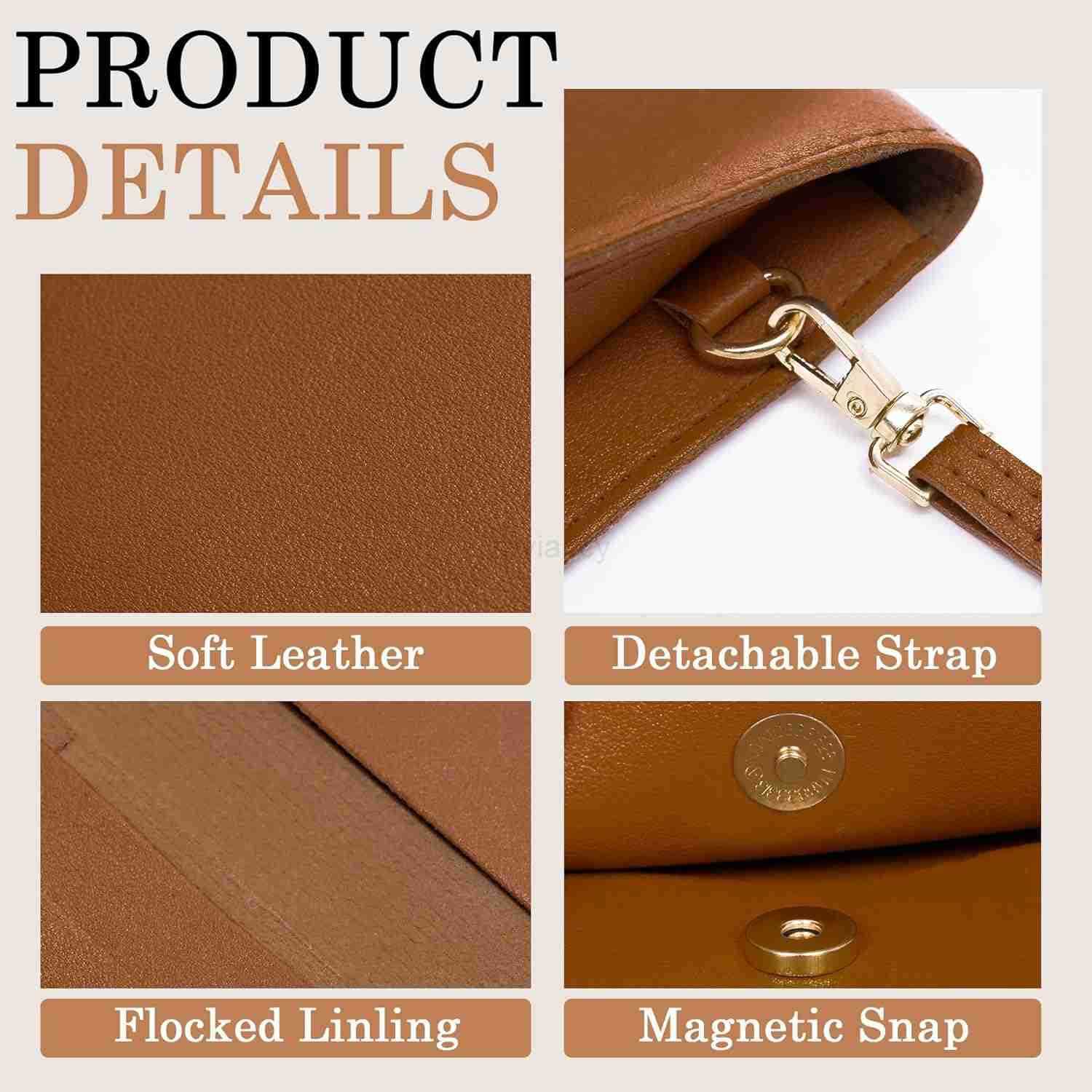 Small Crossbody Bags for Women Leather Cell Phone Purse with Adjustable Strap Handbags Bag for Travel ShoppingW250909