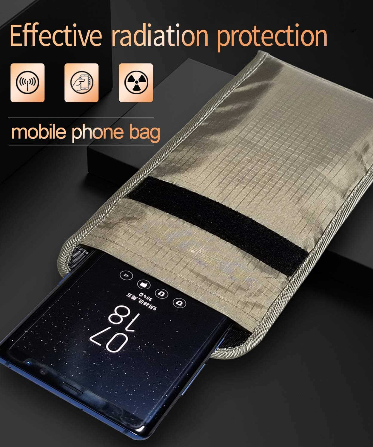 Security Pouch Cell Phone AntiTracking AntiSpying GPS RFID Signal Blocking Bag Shielding Pouch Wallet Case for Cell Phone Privacy Protection Z250910